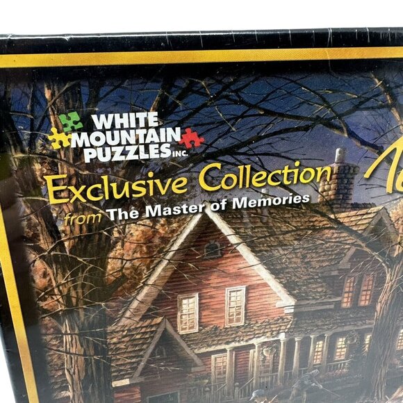 White Mountain Puzzles Terry Redlin Autumn Evening 1000 Piece Puzzle USA - Picture 2 of 6